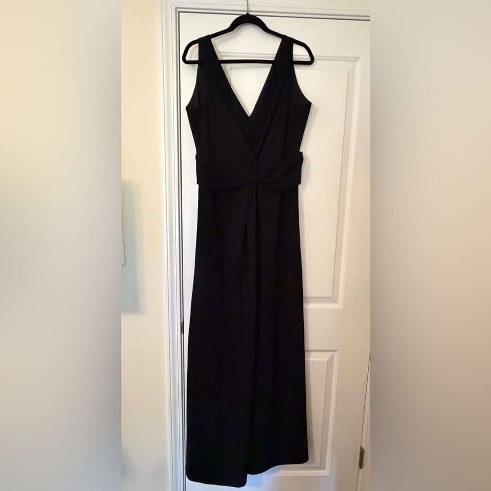 Armani Collezioni long black dress